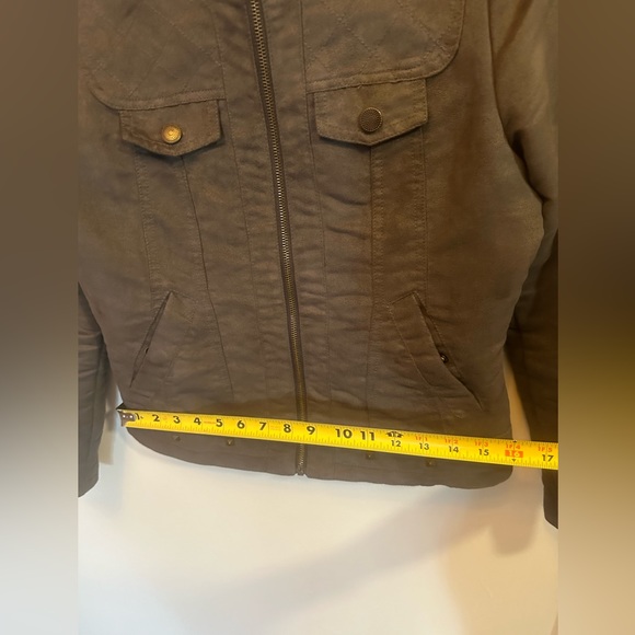Faux suede light Jacket - Picture 8 of 10